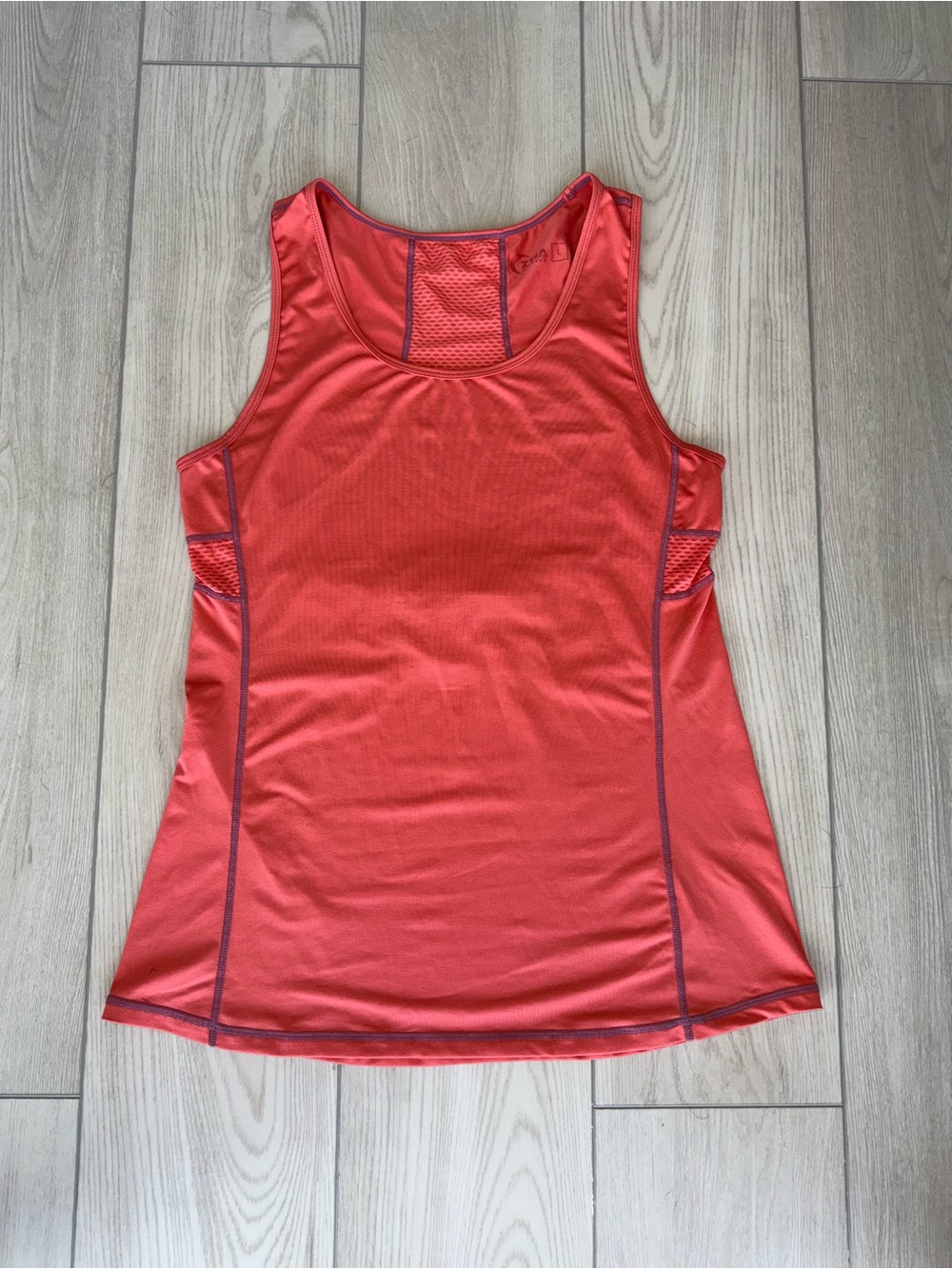 Zyia Active Women’s Racerback Performance Orange Tank Top – Size L